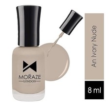 Moraze Glossy Touch Nude Nail Polish/Nail Paint for Women, Quick Drying, Long La