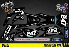 Decal Kit for Derbi 50 - GoPro Black