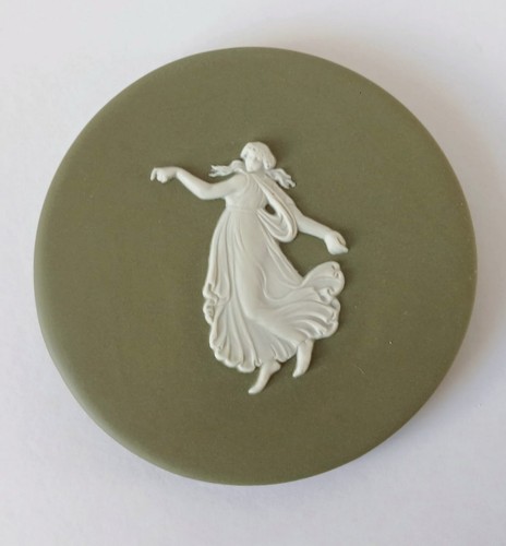 Wedgwood green jasper - green, dancing