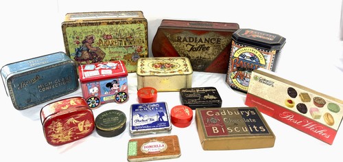 Vintage job lot - empty, metal