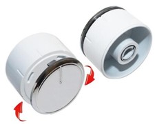 4X SAMSUNG INOX COOKER OVEN HOB CONTROL KNOBS ADJUSTABLE POSITION SHORT TYPE