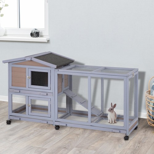 Wood rabbit hutch - wood,