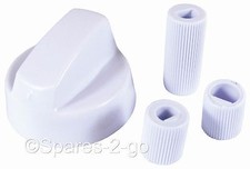 UNIVERSAL Gas Fire Trouser Press Storage Heater White CONTROL KNOB & ADAPTORS