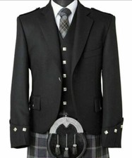 Scottish Argyle Kilt Jacket &