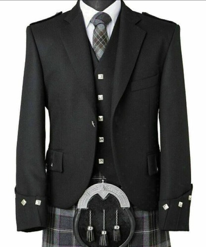 Scottish argyle kilt jacket - scottish,