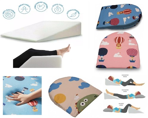 Round square pillow bed wedge - square,