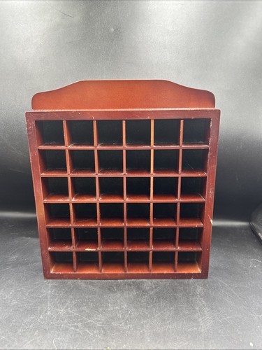 Vintage wooden display curio - vintage,