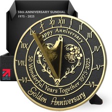 Anniversary Sundial Gift For 50th Golden Wedding In 2025 -... 