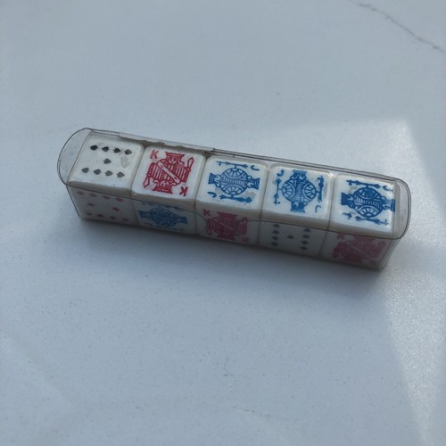 Vintage poker dice - vintage,