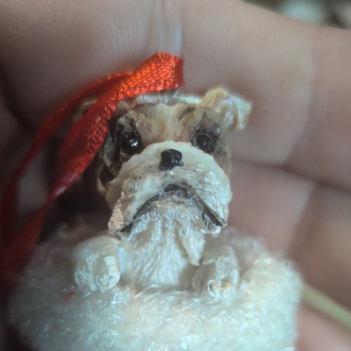 Bulldog santa little pals - bulldog,