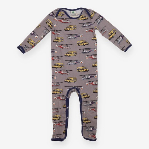 Smafolk grey sleepsuit - smafolk,