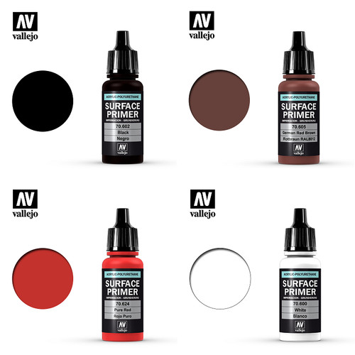 Vallejo surface primer - primer, paints