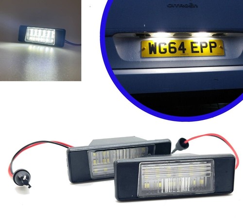 Pair led rear - number, licence