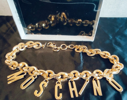 Moschino gold plated - moschino,