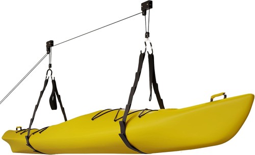 Kayak hoist pulley system - kayak,
