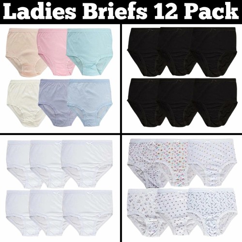 Pack ladies briefs knicker - 12,