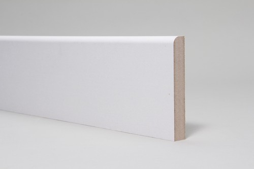 Skirting board white - white, primed