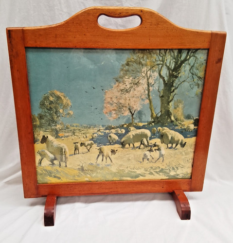 Vintage arched top wooden fire - arched,
