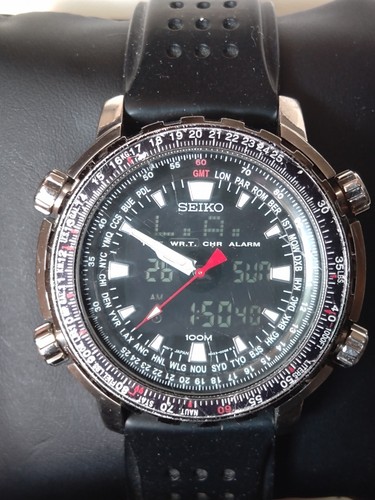 Seiko flightmaster world timer - seiko,