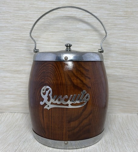 Vintage oak wood biscuit - vintage,