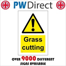 SIGN GRASS CUTTING EQUIPMENT