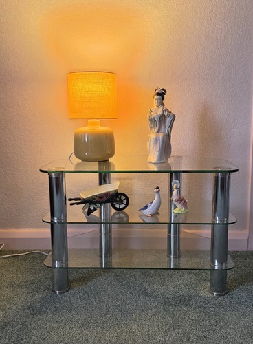 Small glass table toughened - glass,