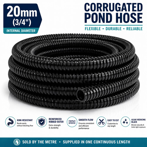 Black pond corrugated flexible - pond,