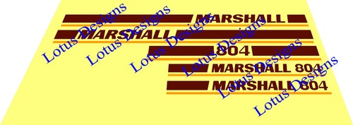 Marshall tractor stickers - tractor, /