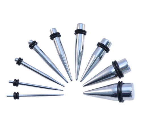 Surgical steel ear taper - steel,