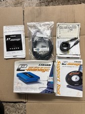 New GREDDY E-MANAGE Blue PiggyBack ECU +Ignition Harness + Support tool Software