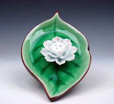 Japanese Porcelain Unique Leaf