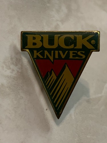 Vtg buck knives brand pin - vtg,
