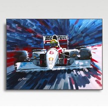 AYRTON SENNA MCLAREN A3 print