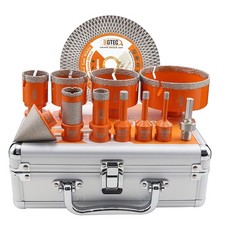 12pcs/Box Vacuum Brazed Diamond Core Bit Set Hole Saw Porcelain Tile Granite