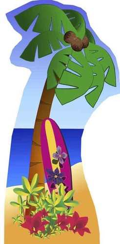 Palm tree - (beach, party)