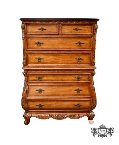 Legacy carved bombe - carved, chest