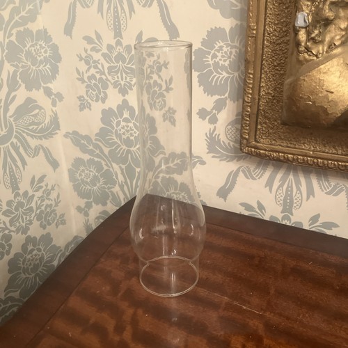 24cm oil lamp glass - 24cm, funnel