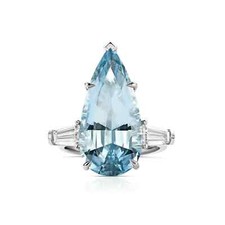 18ct White Gold Blue