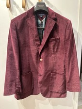 Tommy Hilfiger Men’s Velvet Maroon Blazer. Size L. Excellent Cond Jacket