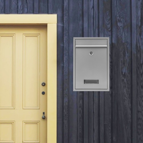 Stainless steel mail letter - steel,