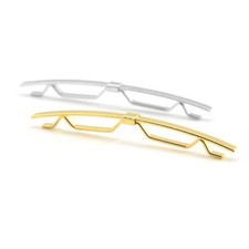 Men's Collar Bar Neck Tie Shirt Pin Tie 5.5 cm Silver Gold Boys Suits Clip UK 