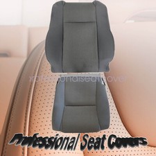 Replacement For 09-15 Toyota Tacoma Driver Bottom & Top Cloth Seat Cover Gray