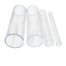 Clear Acrylic Tube Pipe Round 200mm/300mm/400mm Length 5mm-50mm Outside Diameter