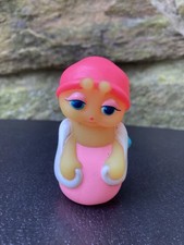 Vintage 1986 Hasbro GLO FRIENDS BUG Finger Puppet BASHFUL 3" Gloworm