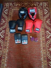 Lonsdale 12oz gloves,  wraps 