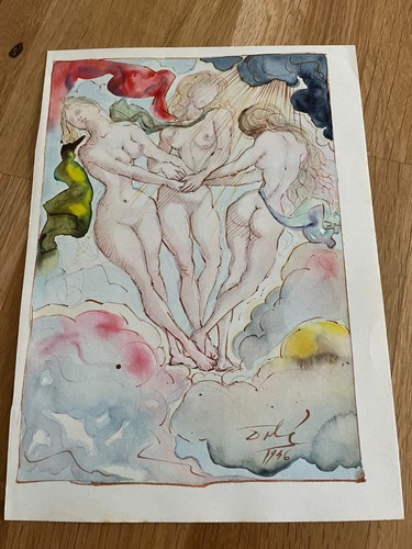 1955 salvador dali print the - 1955, (