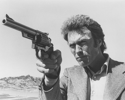 Clint eastwood aims his - his, 44