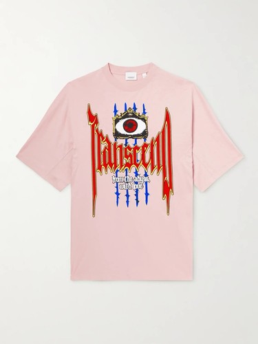 Burberry pink transcend tee - pink,