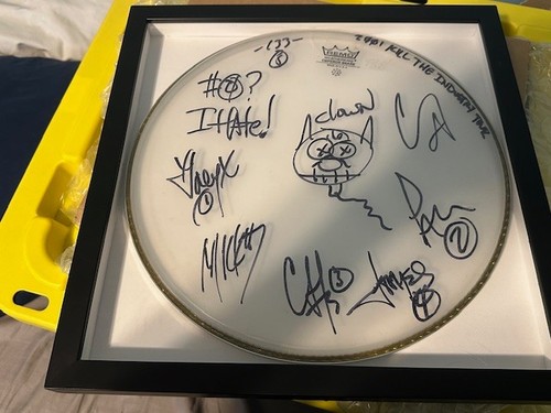 Slipknot band signed - slipknot,