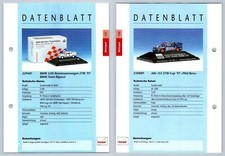 BMW 320i / Alfa 155 STW-Cup #197/198 Motorsport - Herpa Data Sheet